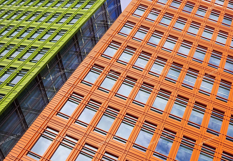 Панно и фотообои A. S. Creation XXL II 286 Skyscraper Green&Red 