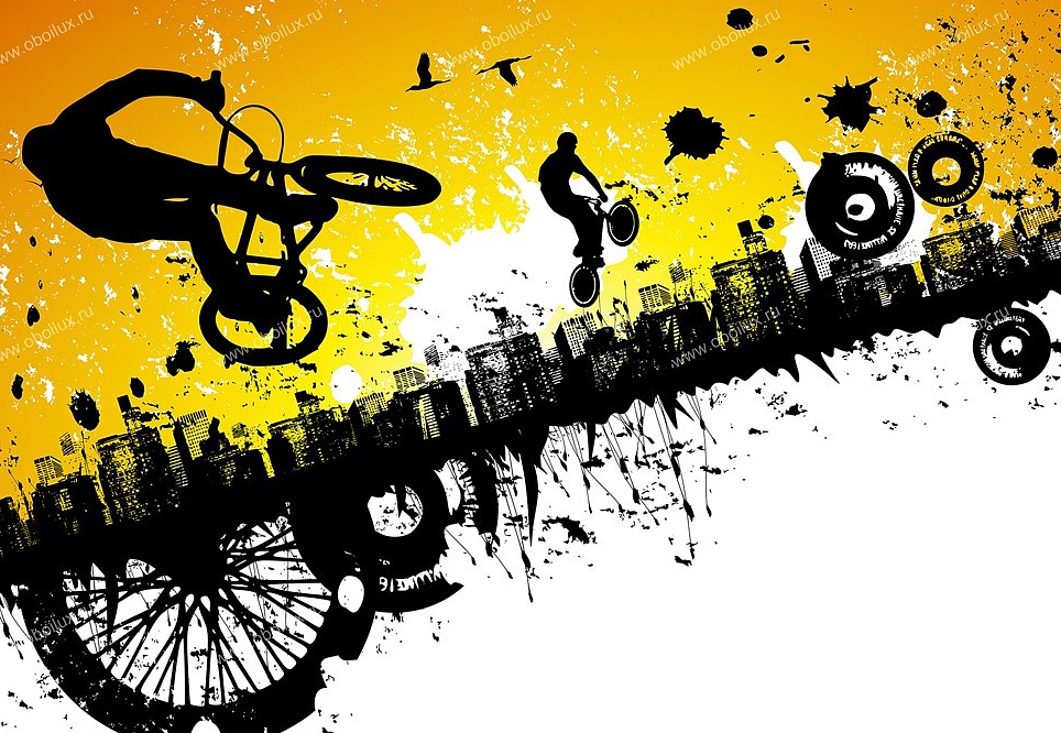 Панно и фотообои A. S. Creation XXL II 343 BMX Riders