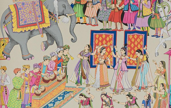 Французские обои Manuel Canovas, коллекция Papiers Peints vol.8, артикул 03107-01