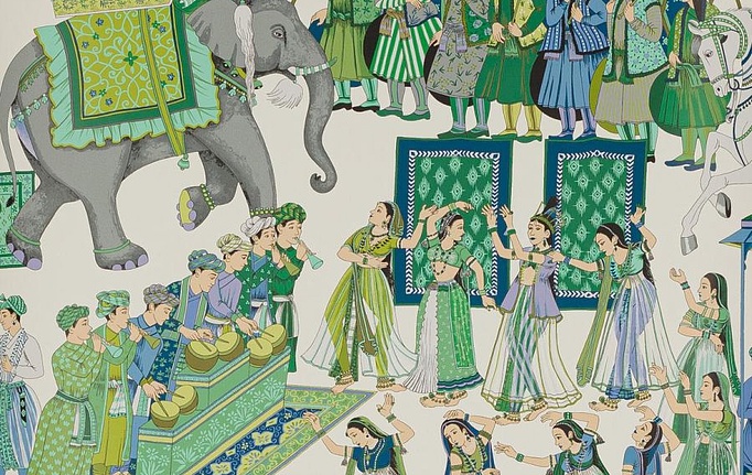 Французские обои Manuel Canovas, коллекция Papiers Peints vol.8, артикул 03107-02