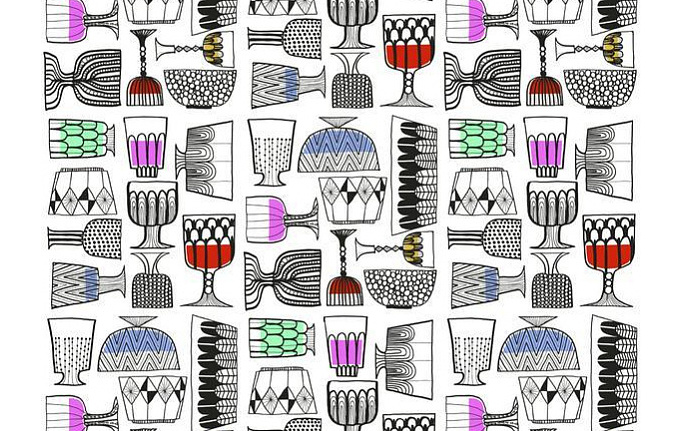 Итальянские обои Jannelli & Volpi, коллекция Marimekko, артикул 14100