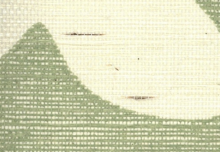 Обои Stroheim Silhouettes In Bloom Sisal/Green on Oyster
