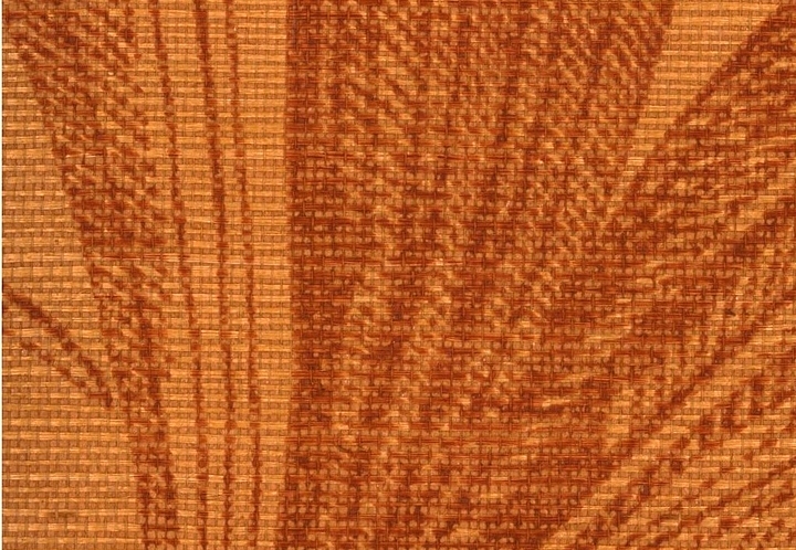 Обои Stroheim Silhouettes Palm Garden Sisal/Cinnabar on Sienna