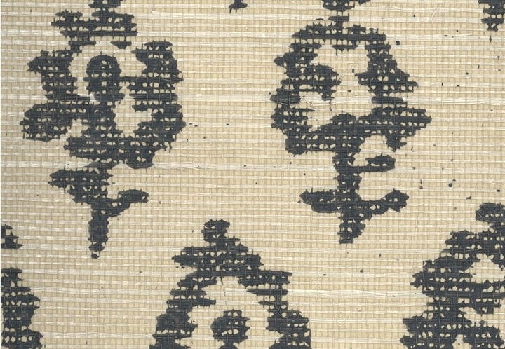 Обои Stroheim Silhouettes Woodhall Sisal/Charcoal on Dove