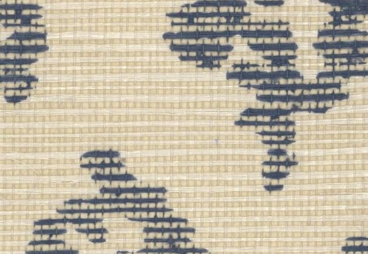 Обои Stroheim Silhouettes Woodhall Sisal/Navy on Dove