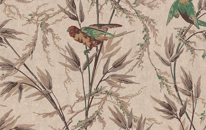Английские обои Little Greene, коллекция London Wallpapers IV, артикул 0251GOCAPPU
