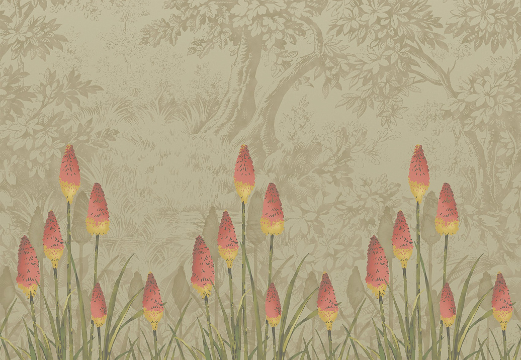 Панно и фотообои Little Greene London Wallpapers IV 0251UBMIDIZ