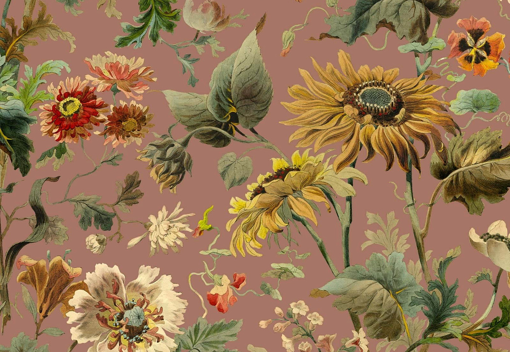 Обои House Of Hackney The Magic of Nature Avalon/Puce Pink