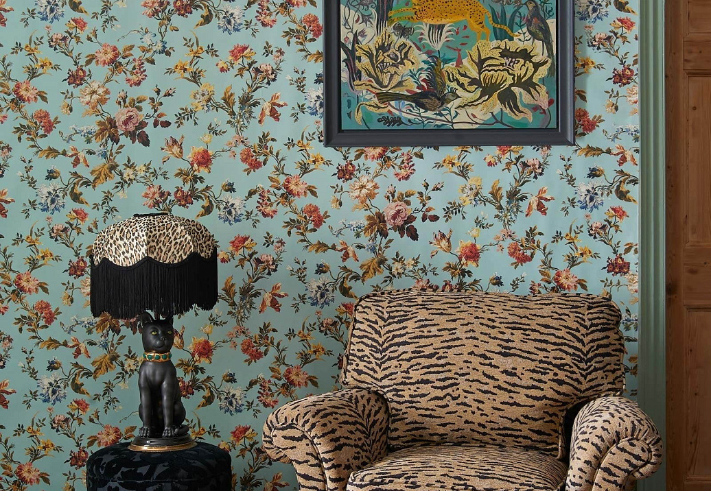 Обои House Of Hackney The Magic of Nature Rosetta/Verdigris