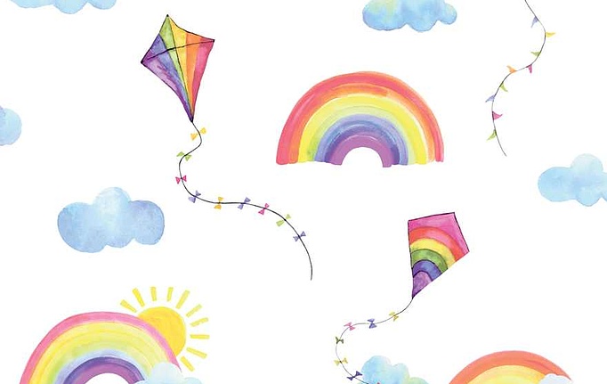 Английские обои Holden Decor, коллекция Over the Rainbow, артикул 91020