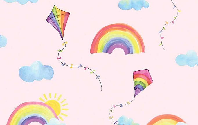 Английские обои Holden Decor, коллекция Over the Rainbow, артикул 91021
