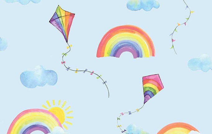 Английские обои Holden Decor, коллекция Over the Rainbow, артикул 91022