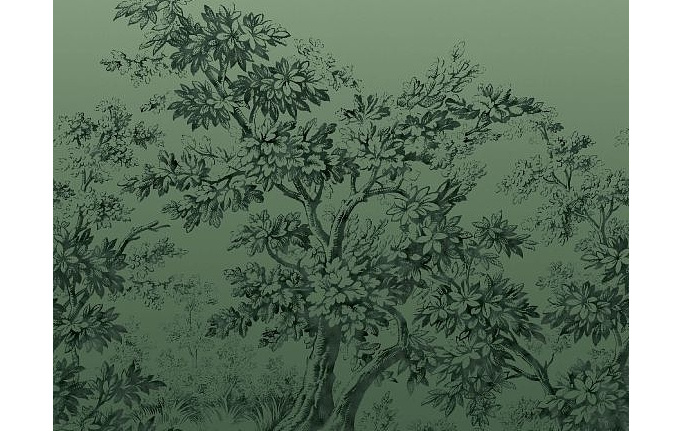 Английские панно и фотообои Little Greene, коллекция National Trust Papers III, артикул 0251UBNIGHT