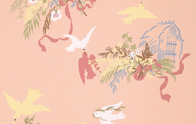 Английские обои Little Greene, коллекция National Trust Papers III, артикул 0263VOCONFE