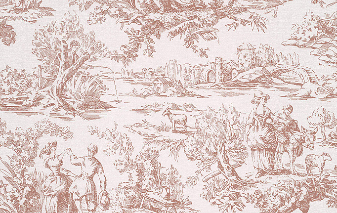 Английские обои Little Greene, коллекция National Trust Papers III, артикул 0263LOBLUSH