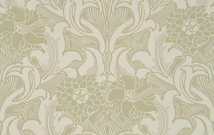 Английские обои Little Greene, коллекция National Trust Papers III, артикул 0263DAMIRRO