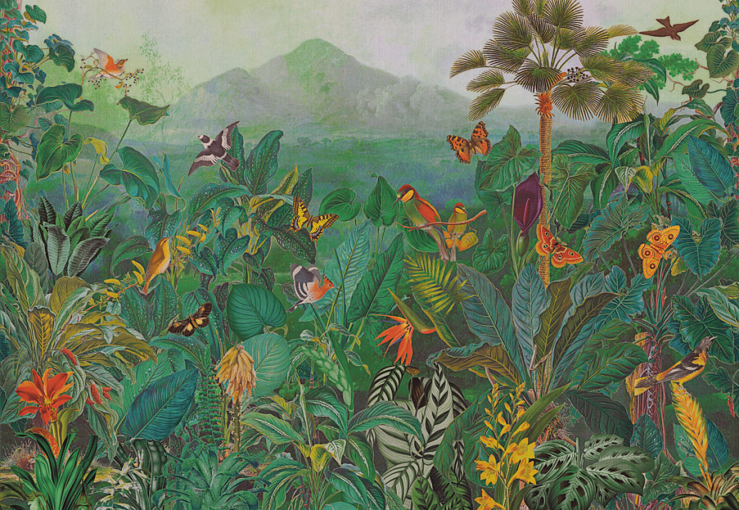 Панно и фотообои Omexco Birds of Paradise BOP401