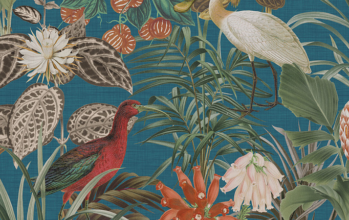 Бельгийские обои Omexco, коллекция Birds of Paradise, артикул BOP501