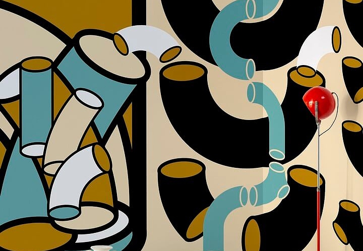 Панно и фотообои Wall & Deco Contemporary Wallpaper Collection 2023 WDLT2301