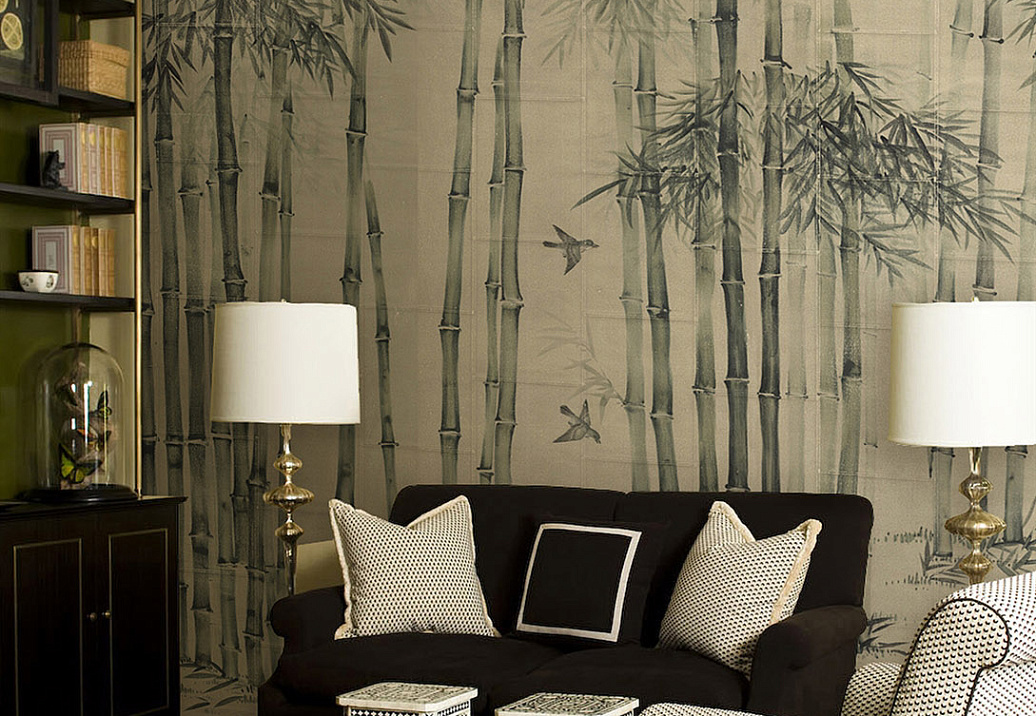 Панно и фотообои Paul Montgomery Studio Complete Collection Bamboo Forest Beige