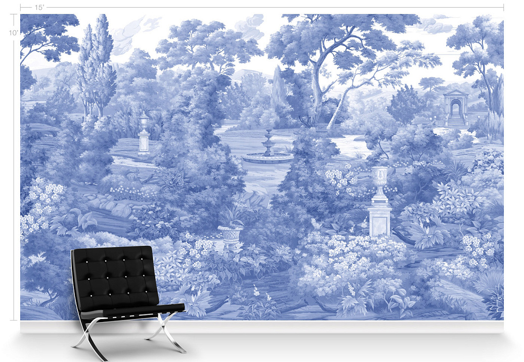 Панно и фотообои Paul Montgomery Studio Complete Collection Blue Garden Blue