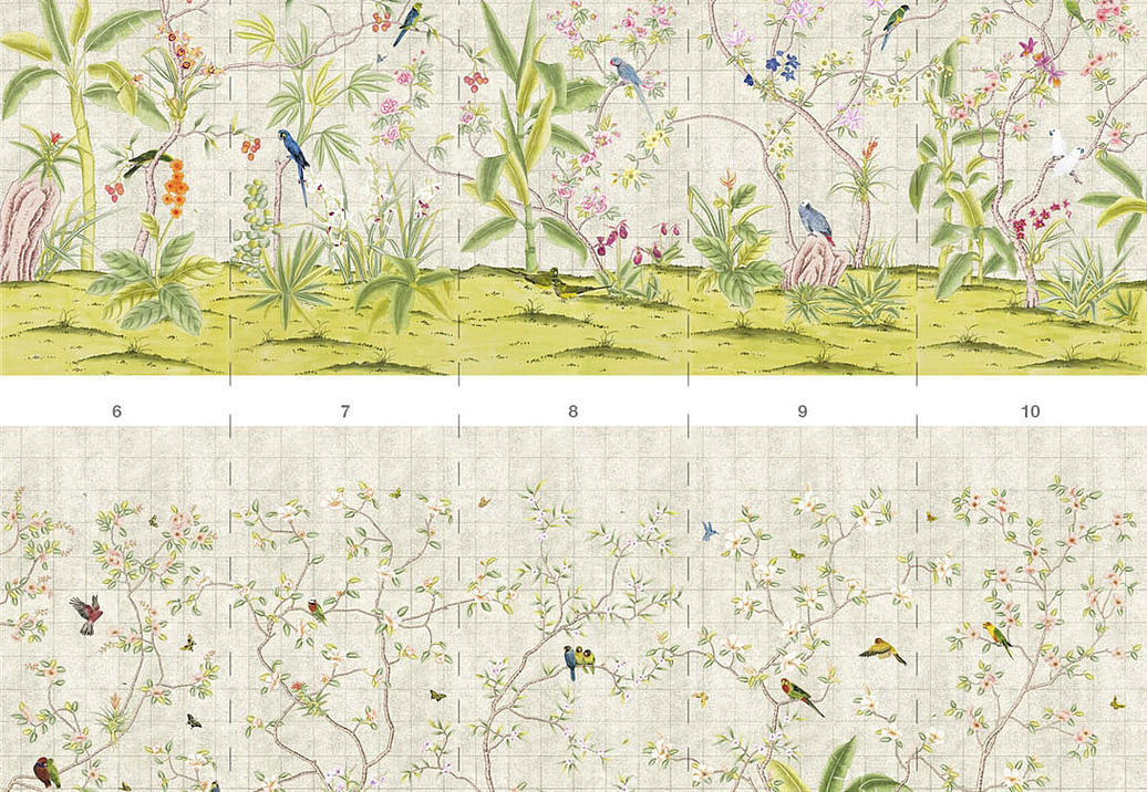 Панно и фотообои Paul Montgomery Studio Complete Collection Enchanted/Garden Silver