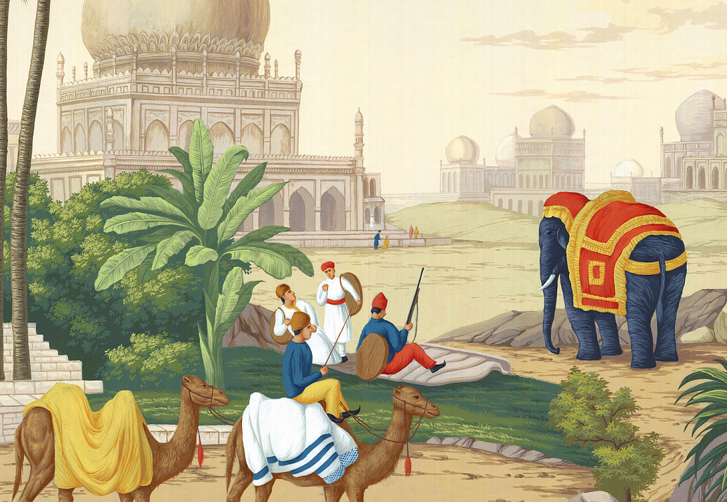 Панно и фотообои Paul Montgomery Studio Complete Collection India/Antiqued