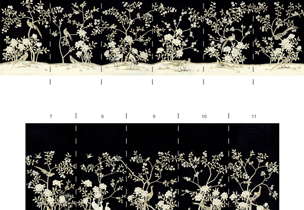 Панно и фотообои Paul Montgomery Studio Complete Collection Maysong Black Lacquer