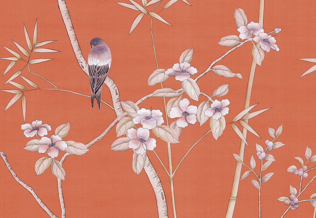 Панно и фотообои Paul Montgomery Studio Complete Collection Palace Garden Orange