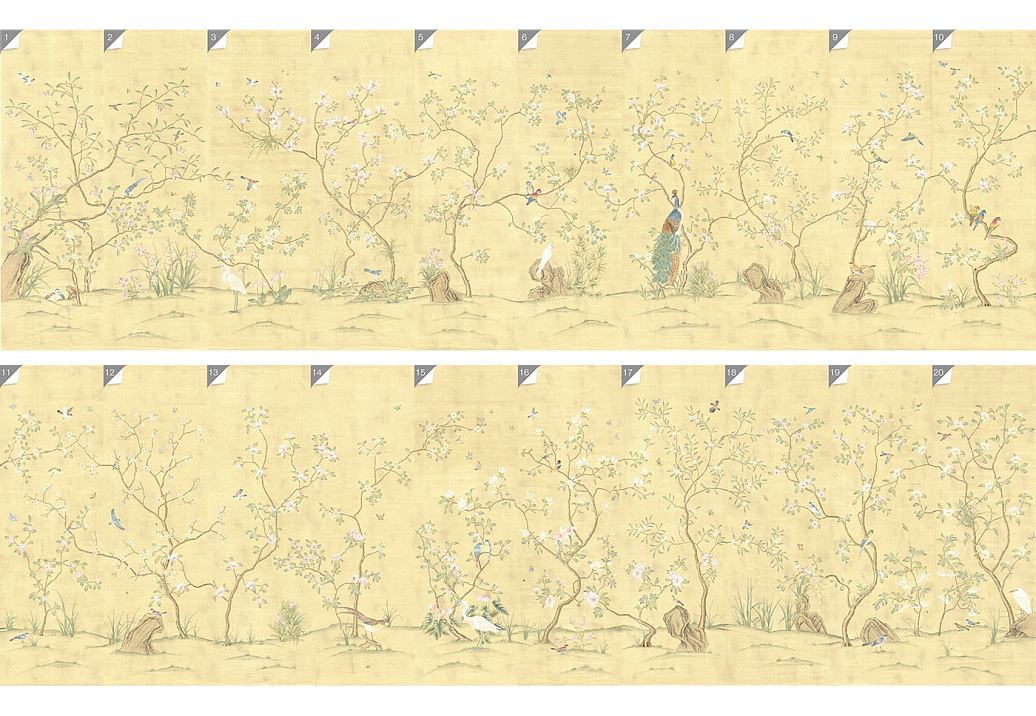 Панно и фотообои Paul Montgomery Studio Complete Collection Palazzo Yellow