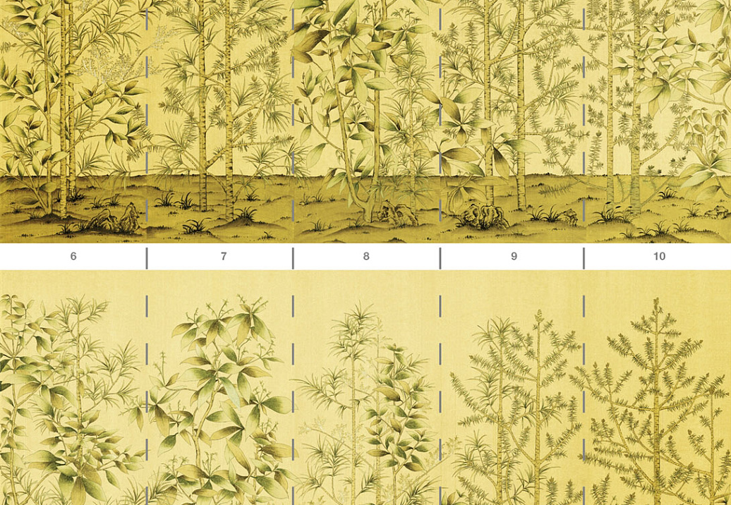 Панно и фотообои Paul Montgomery Studio Complete Collection Quiet Forest/Gold