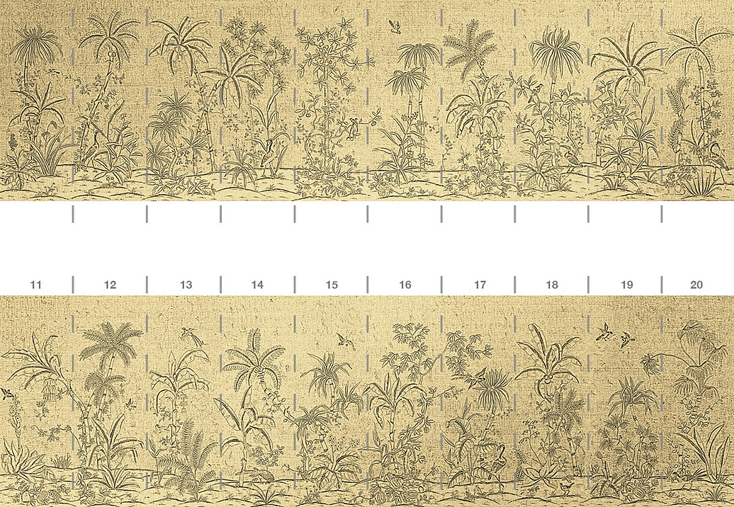 Панно и фотообои Paul Montgomery Studio Complete Collection Trevarez Toille Gold