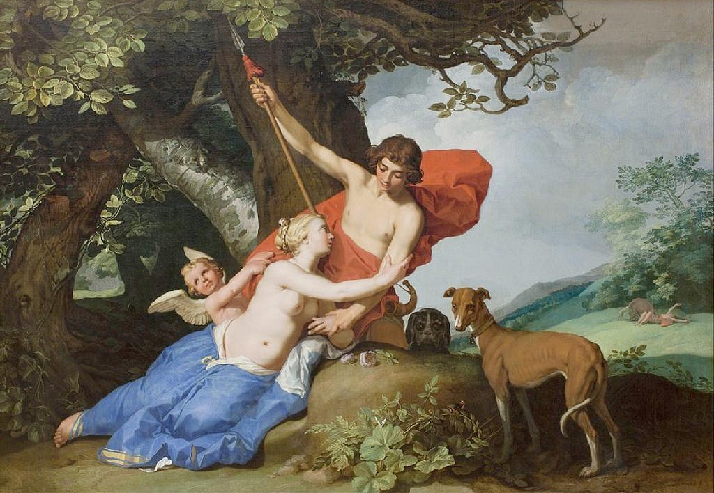 Панно и фотообои Affresco Фрески и фотообои Abraham Bloemaert Venus and Adonis
