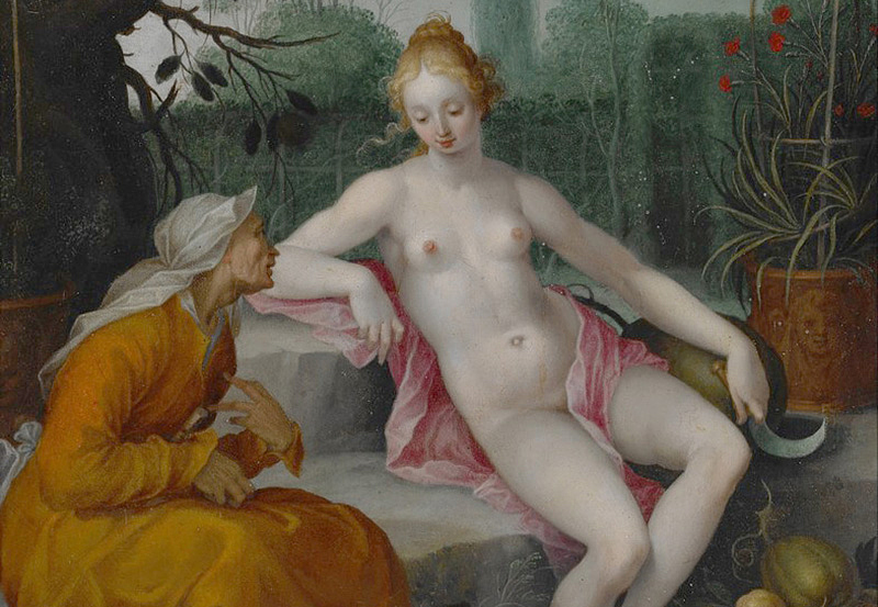 Панно и фотообои Affresco Фрески и фотообои After Bloemaert Abraham Vertumnus and Pomona