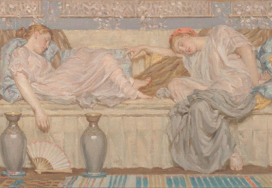 Панно и фотообои Affresco Фрески и фотообои Albert Joseph Moore Beads study