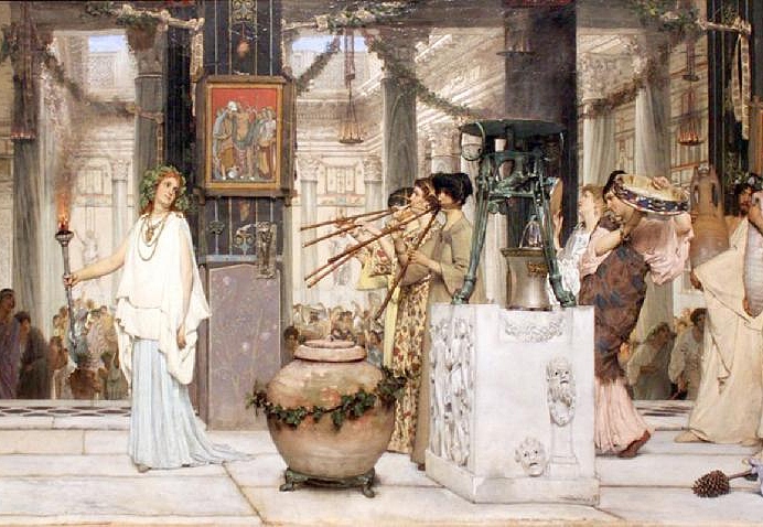 Панно и фотообои Affresco Фрески и фотообои Alma Tadema Das Fest der Weinlese anagoria