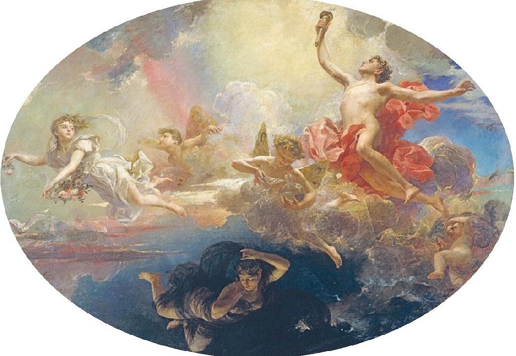 Панно и фотообои Affresco Фрески и фотообои Antoni Caba The Triumph of Day over Night Preceded by Dawn