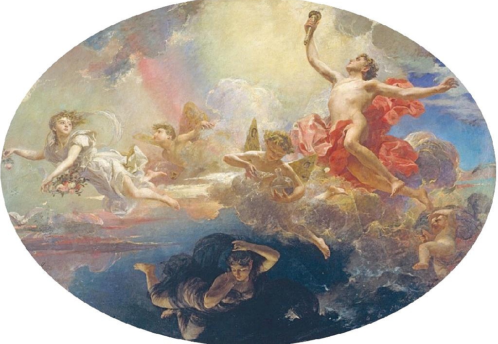 Панно и фотообои Affresco Фрески и фотообои Antoni Caba The Triumph of Day over Night Preceded by Dawn