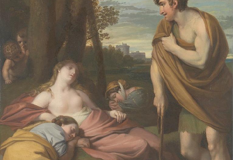 Панно и фотообои Affresco Фрески и фотообои Benjamin West Cymon and Iphigenia