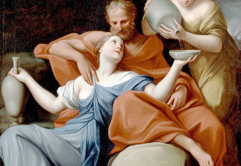 Панно и фотообои Affresco Фрески и фотообои Franceschini Marcantonio Lot and his Daughters