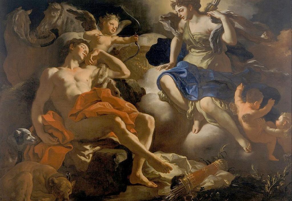 Панно и фотообои Affresco Фрески и фотообои Francesco Solimena Diana and Endymion