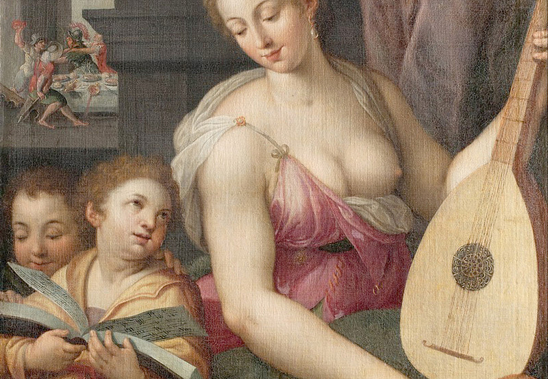 Панно и фотообои Affresco Фрески и фотообои Frans Floris de Vriendt Allegory of Music
