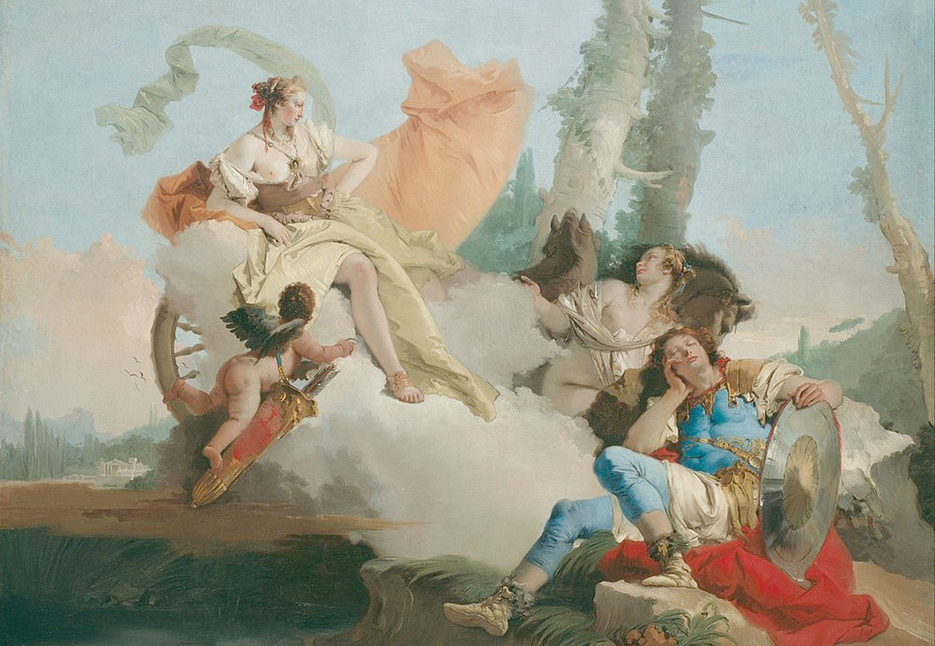 Панно и фотообои Affresco Фрески и фотообои Giovanni Battista Tiepolo Rinaldo Enchanted by Armida