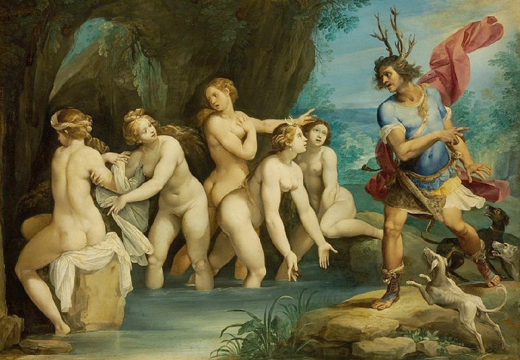 Панно и фотообои Affresco Фрески и фотообои Giuseppe Cesari Diana and Actaeon