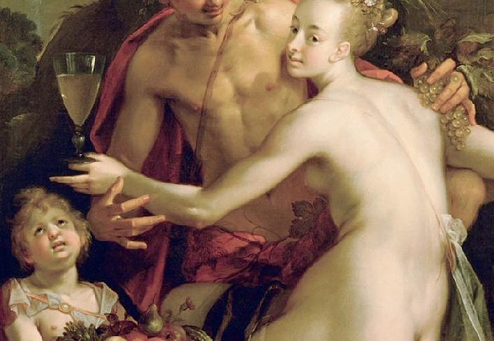 Панно и фотообои Affresco Фрески и фотообои Hans von Aachen Bacchus Ceres and Amor