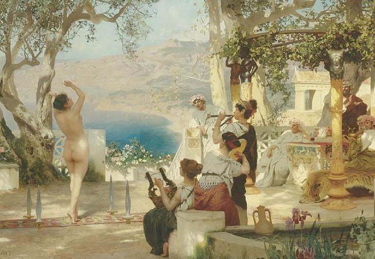 Панно и фотообои Affresco Фрески и фотообои Henryk Siemiradzki Dance among the swords