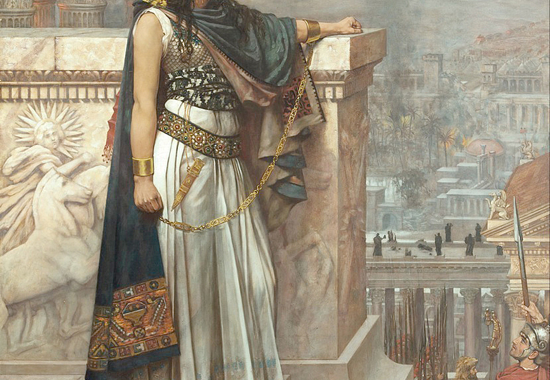 Панно и фотообои Affresco Фрески и фотообои Herbert G Schmalz Zenobias last look on Palmyra