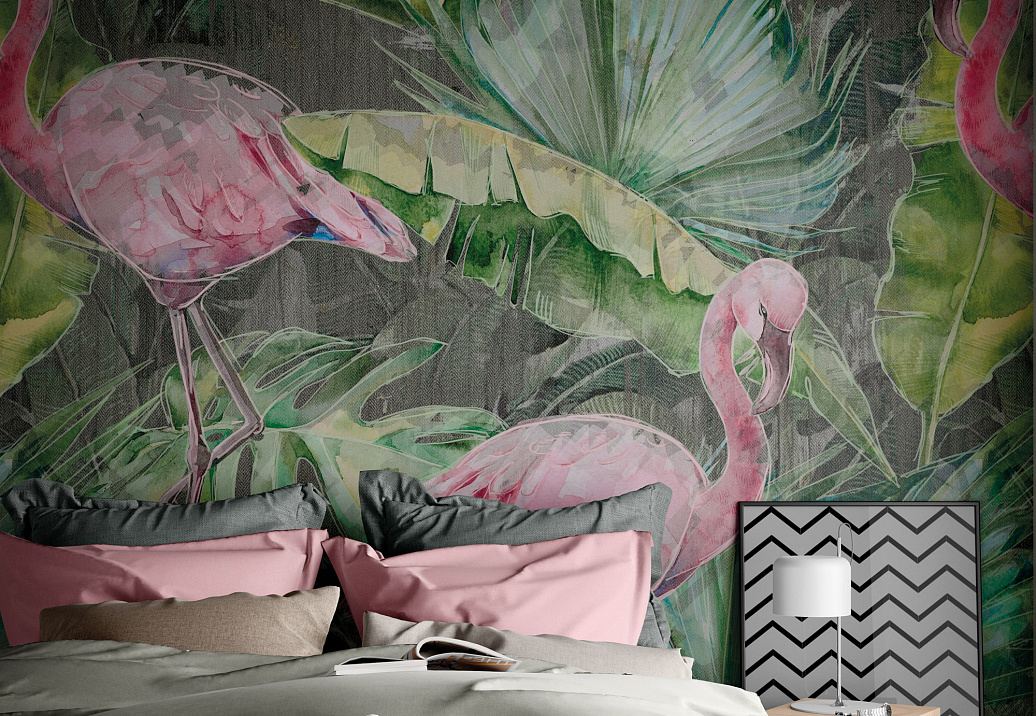 Панно и фотообои Tecnografica Collection 2017 Flamingo