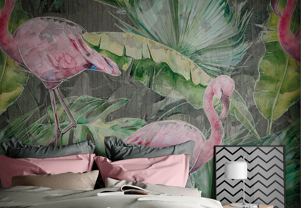 Панно и фотообои Tecnografica Collection 2017 Flamingo