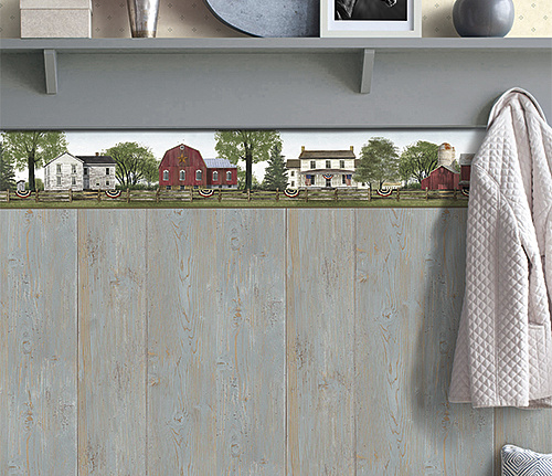 Бордюр York Rustic Living LG1350BD